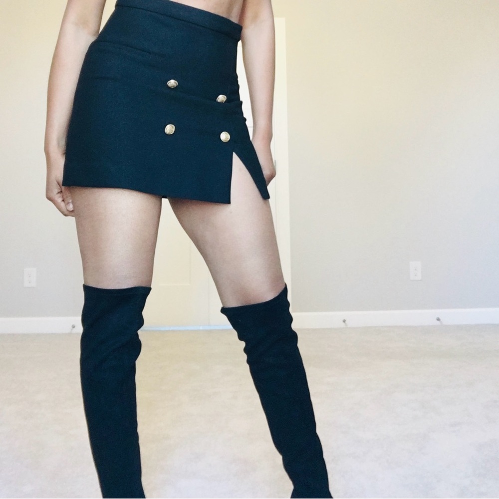 H&M Black Short  Skirt - Picture 3 of 14